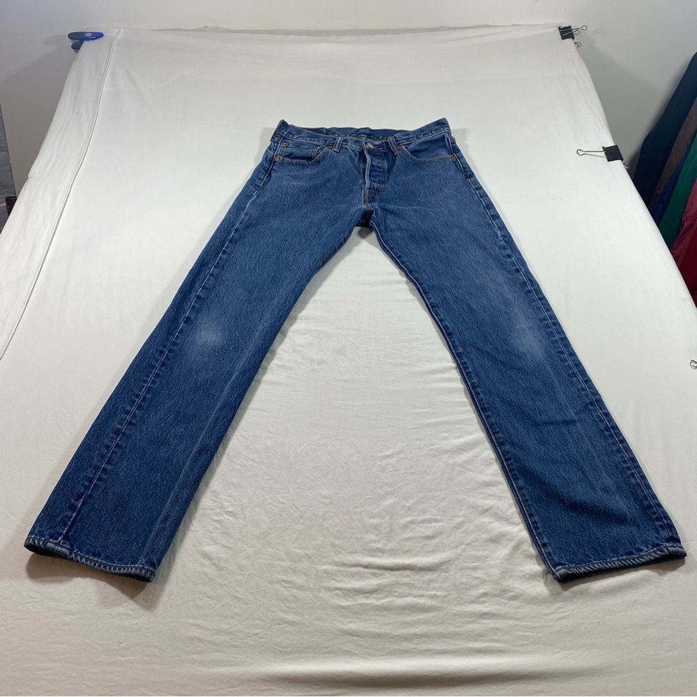 Levi's Blue Straight Jeans Classic Style Denim jeans - Picture 7 of 9